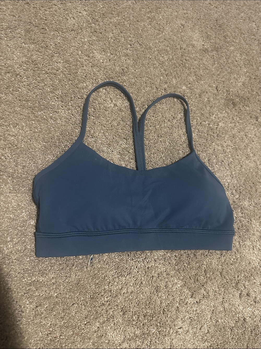 Lululemon Blue Strappy Sports Bralette
